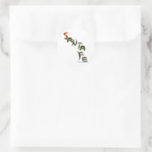 Santa Fe Chili Peppers Ronde Sticker (Tas)