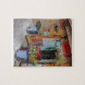 Santa Fe-deur. Legpuzzel (Horizontaal)