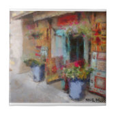 Santa Fe-deur. Tegeltje (Voorkant)