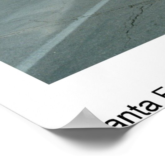 Santa Fe Fire Poster (Hoek)