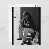 Santa Fe Flutist Briefkaart (Voorkant / Achterkant)