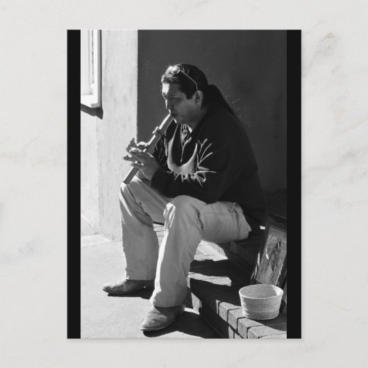 Santa Fe Flutist Briefkaart (Voorkant)