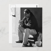Santa Fe Flutist Briefkaart (Voorkant / Achterkant)