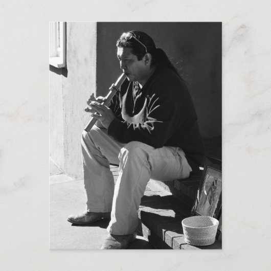 Santa Fe Flutist Briefkaart (Voorkant)