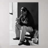 Santa Fe Flutist Poster (Voorkant)
