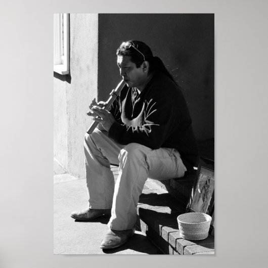 Santa Fe Flutist Poster (Voorkant)