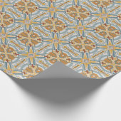 Santa Fe Geometric Tegel Pattern Cadeaupapier (Hoek)