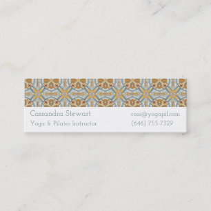 Santa Fe Geometric Tile Patroon Mini Visitekaartje