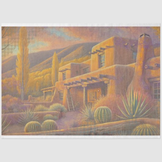 Santa Fe Gold Tissuepapier (Voorkant)