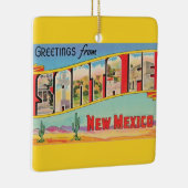 Santa Fe  groet Keramisch Ornament (Rechts)