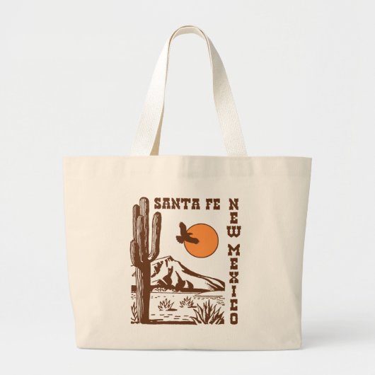 Santa Fe Grote Tote Bag (Voorkant)