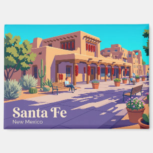 Santa Fe Historic Plaza USA Magneet