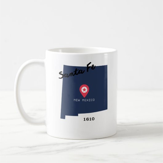 Santa Fe koffiemok (Links)
