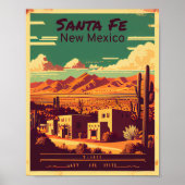 Santa Fe  Kunst Poster (Voorkant)