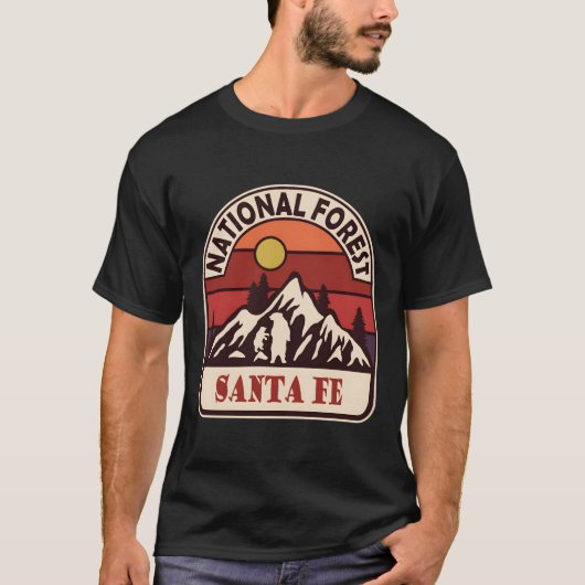 Santa Fe National Forest � de geheimen van het wil T-shirt (Voorkant)
