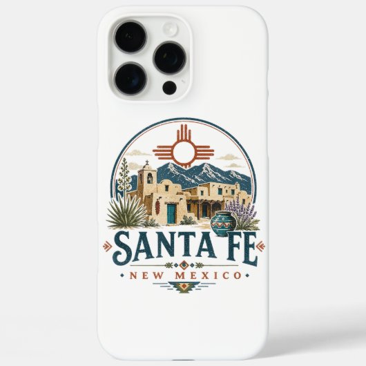 Santa Fe New Mexico Adobe-architectuur Zuidwesten Case-Mate iPhone Case (Achterkant)