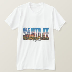 Santa Fe New Mexico Adobe Berg Reizen T-shirt