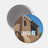 Santa Fe New Mexico Adobe Building Photo Magneet (Voorkant / Achterkant)
