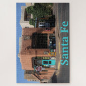 Santa Fe New Mexico Adobe en Turquoise Doors Legpuzzel (Verticaal)