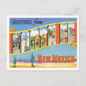 Santa Fe, New Mexico  Big Letters Briefkaart (Voorkant)