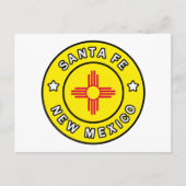 Santa Fe New Mexico Briefkaart (Voorkant)