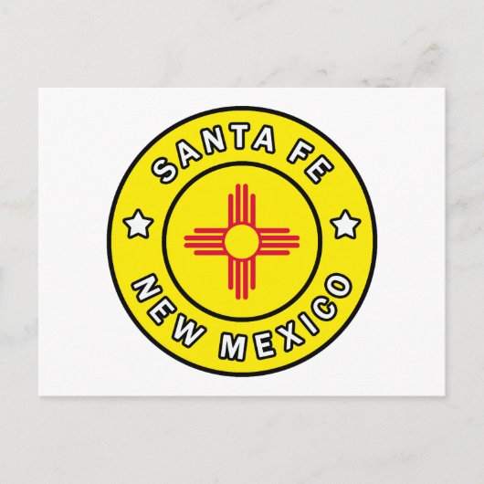 Santa Fe New Mexico Briefkaart (Voorkant)