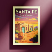 Santa Fe New Mexico Briefkaart