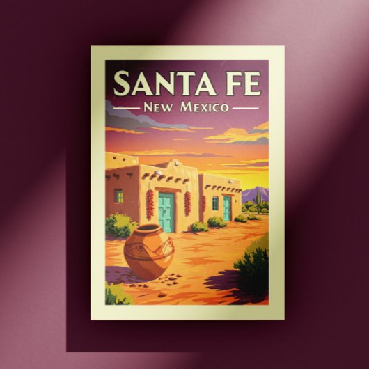 Santa Fe New Mexico Briefkaart