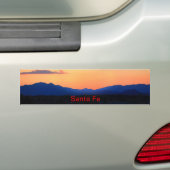 Santa Fe New Mexico Bumpersticker (Op auto)