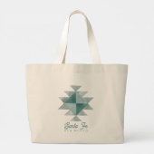 Santa Fe New Mexico Cadeau Grote Tote Bag (Achterkant)