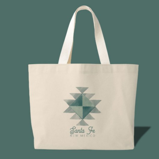 Santa Fe New Mexico Cadeau Grote Tote Bag