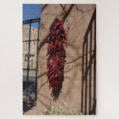 Santa Fe New Mexico Chili Ristra Jigzaag Puzzle Legpuzzel (Verticaal)