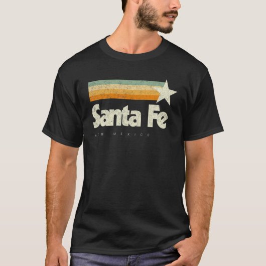 Santa Fe New Mexico  Cool Classic American T-shirt (Voorkant)