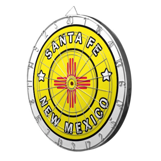 Santa Fe New Mexico Dartbord (Voorkant Rechts)