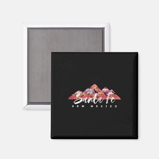 Santa Fe New Mexico Family Travel Hiking Camping S Magneet (Voorkant / Achterkant)