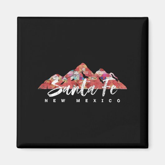 Santa Fe New Mexico Family Travel Hiking Camping S Magneet (Voorkant)