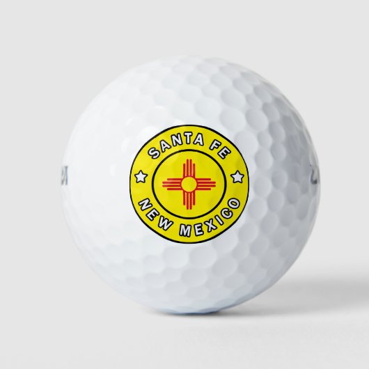 Santa Fe New Mexico Golfballen (Voorkant)