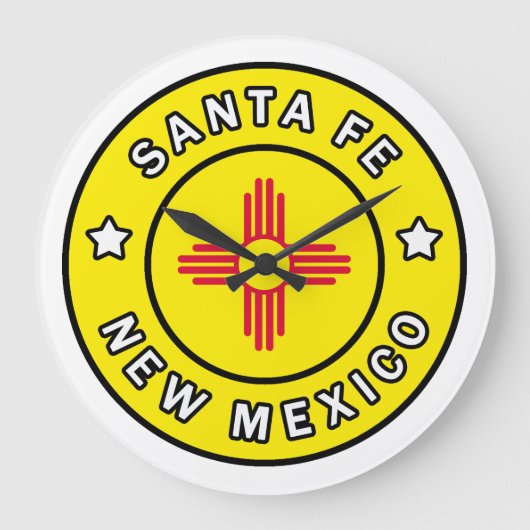 Santa Fe New Mexico Grote Klok (Voorkant)