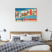 Santa Fe, New Mexico - Grote Letter-scènes Canvas Afdruk (Insitu (Slaapkamer))