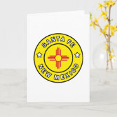 Santa Fe New Mexico Kaart (Gele Bloem)