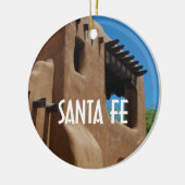 Santa Fe New Mexico Keramisch Ornament (Links)