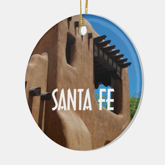 Santa Fe New Mexico Keramisch Ornament (Links)