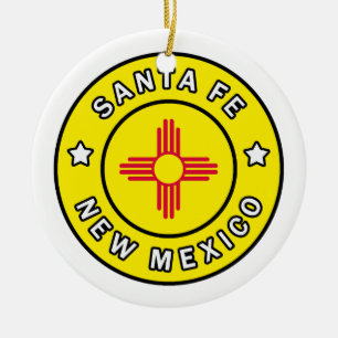 Santa Fe New Mexico Keramisch Ornament