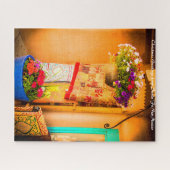 Santa Fe New Mexico.kerstcadeautjes Legpuzzel (Horizontaal)