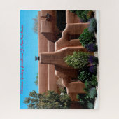 Santa Fe New Mexico.Kerstgroeten Legpuzzel (Verticaal)
