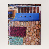 Santa Fe New Mexico.Kerstgroeten Legpuzzel (Verticaal)