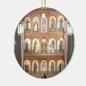 Santa Fe New Mexico kerstversiering Keramisch Ornament (Links)