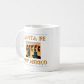 Santa Fe New Mexico Koffiemok (Voorkant links)