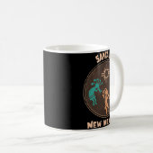 Santa Fe New Mexico Kokopelli Vacation Souvenir  Koffiemok (Voorkant rechts)