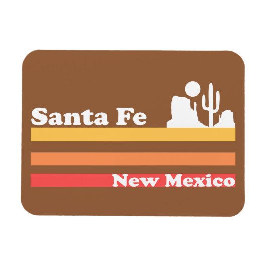  Santa Fe New Mexico Magneet (Horizontaal)